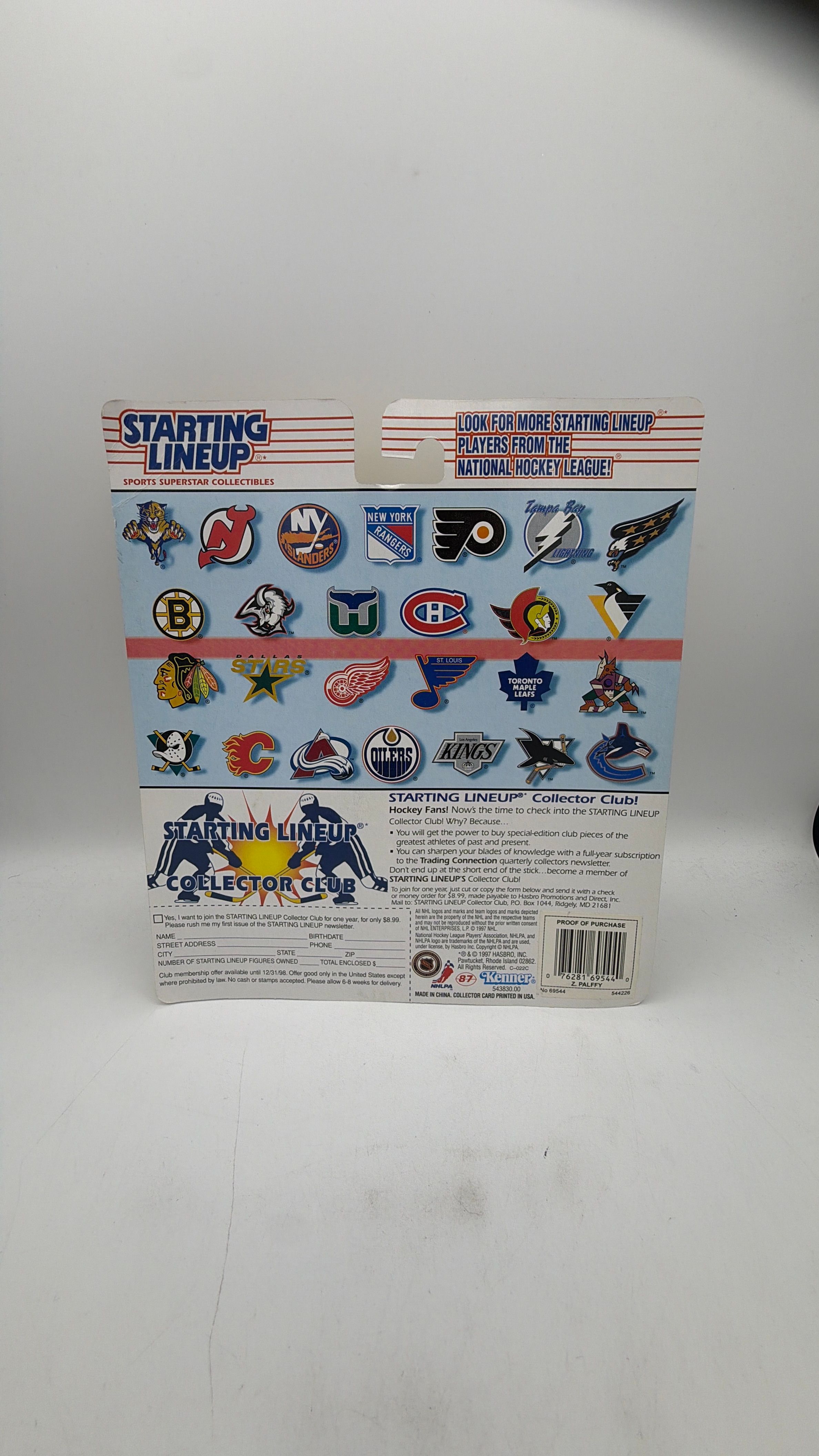 Kenner Starting Lineup New York Islanders Zigmund Palffy 10th Year 1997 view 3