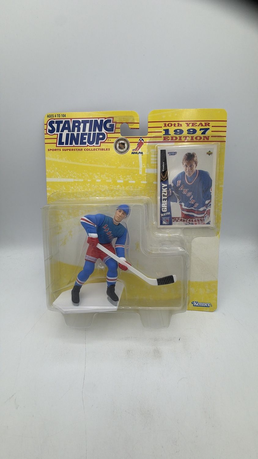 Kenner Starting Lineup New York Rangers Wayne Gretzky 10th Year 1997