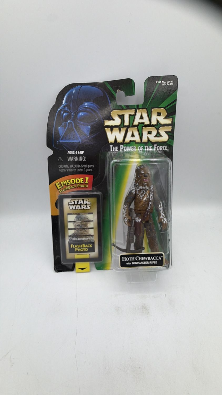 Hasbro Star Wars Figure Hoth Chewbacca With Bowcaster Rifle Power Of The Force Flashback 1998