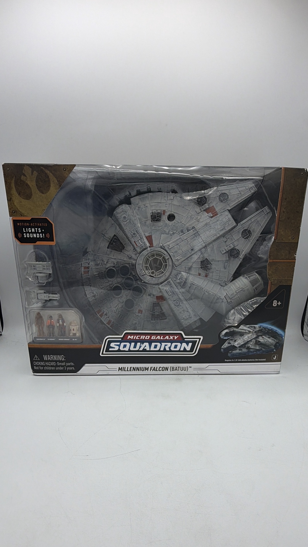 Disney Micro Galaxy Squadron Millennium Falcon (Batuu) Vehicle w/ Lights & Sounds