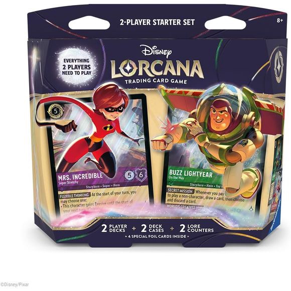 Ravensburger Disney Lorcana Wilds Unknown 2-Player Starter Set