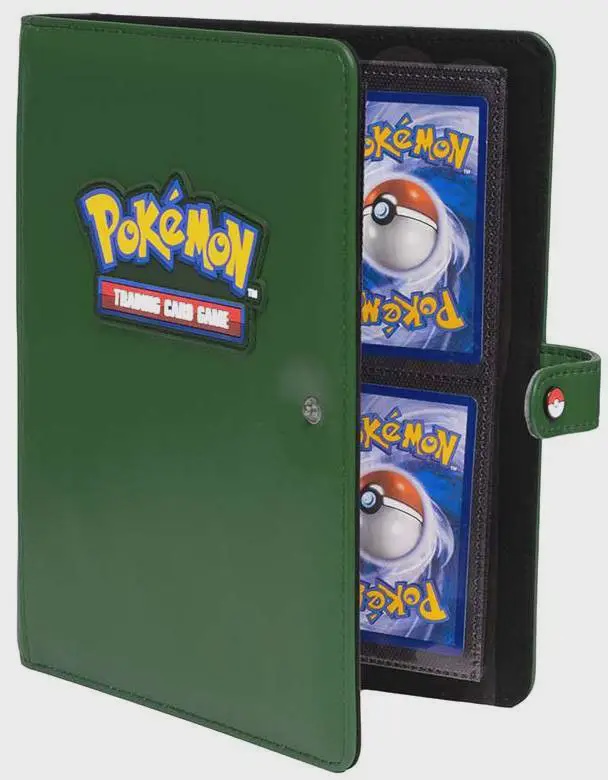 Ultra PRO Pokemon Premium 4-Pocket Snap Binder - Green