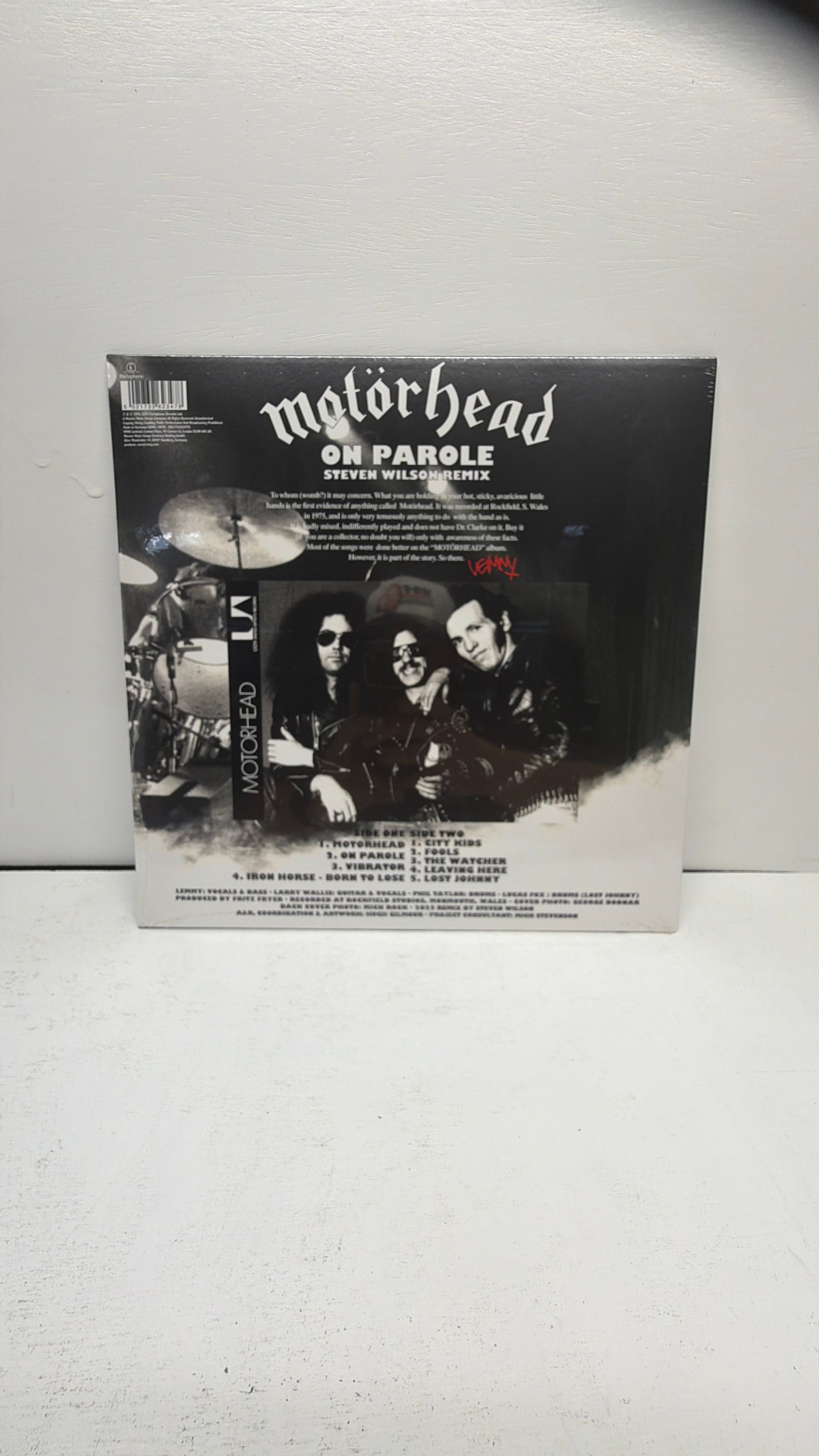 Vinyl Record | Motorhead "On Parole" Steve Wilson Remix view 2
