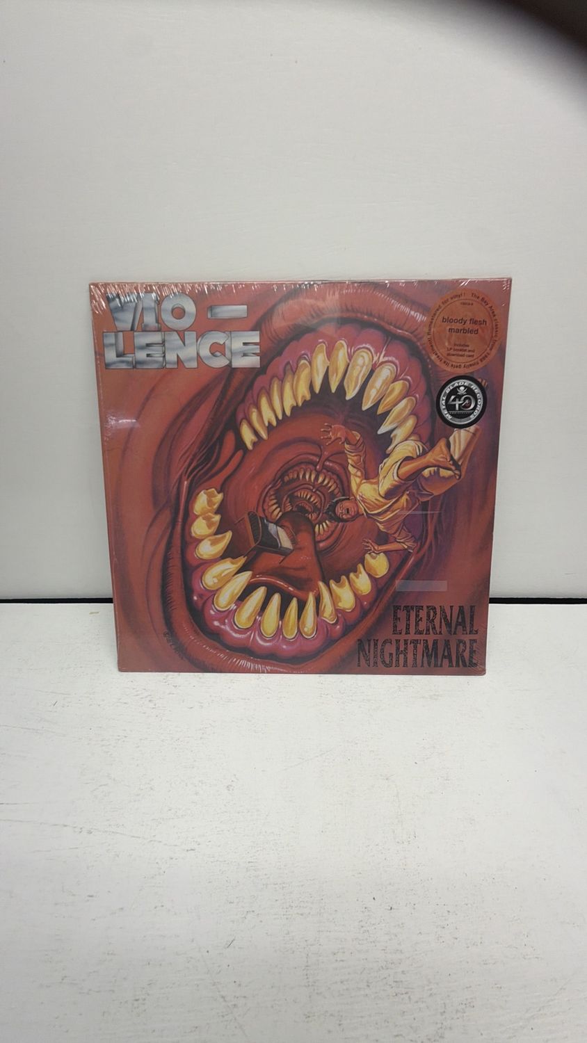 Vinyl Record | Vio-Lence - Eternal Nightmare Bloody Flesh Marble Vinyl LP