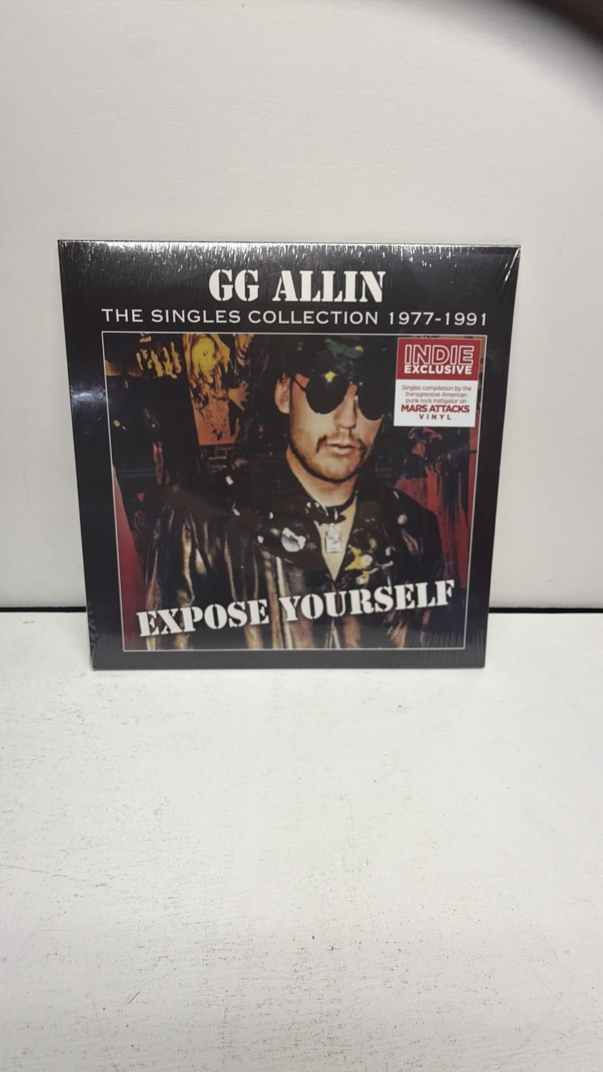 Vinyl Record | GG Allin - Expose Yourself: The Singles Collection 1977-1991 Indie Exclusive LP