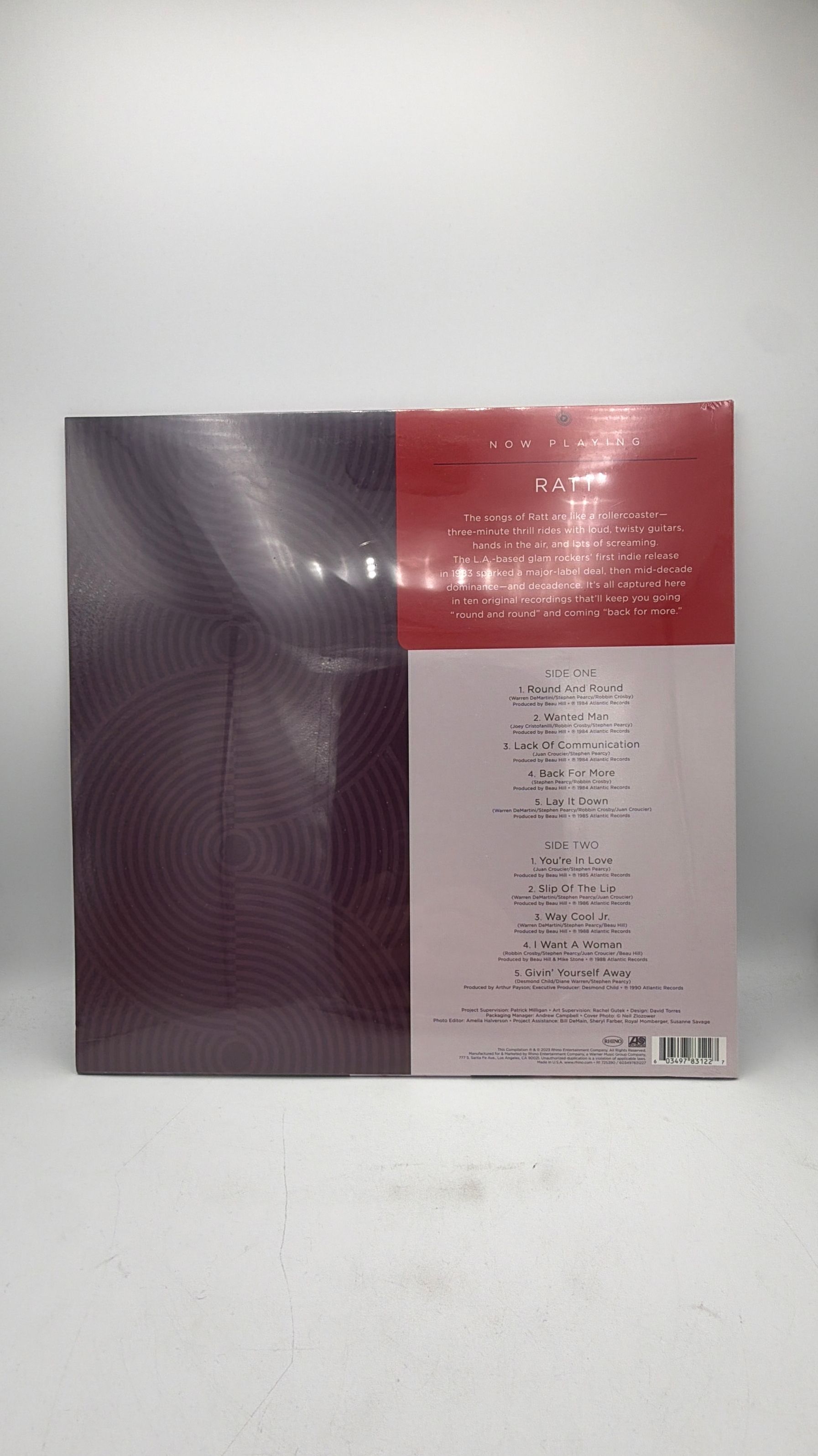 Vinyl Record | Ratt - Now Playing (Rhino Compilation LP) view 2