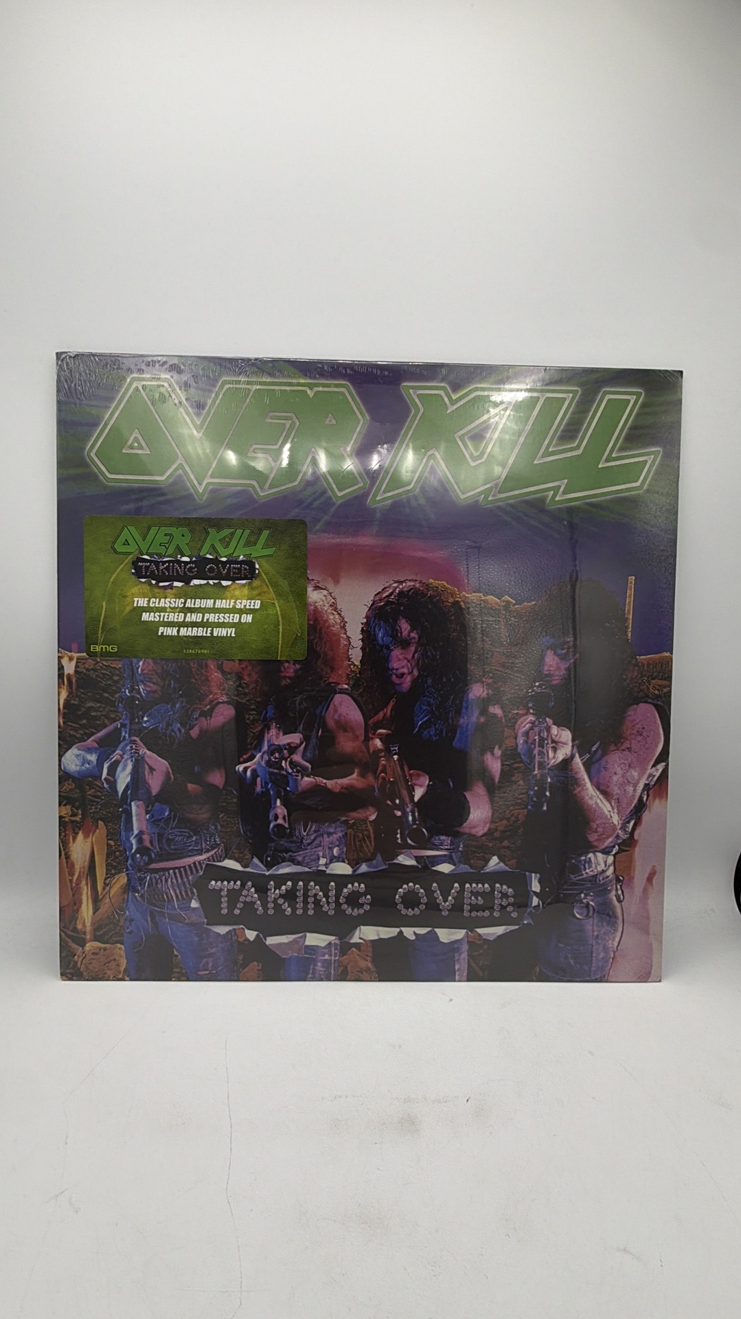 Vinyl Record | Overkill - Taking Over (Pink Marble Vinyl Reissue)