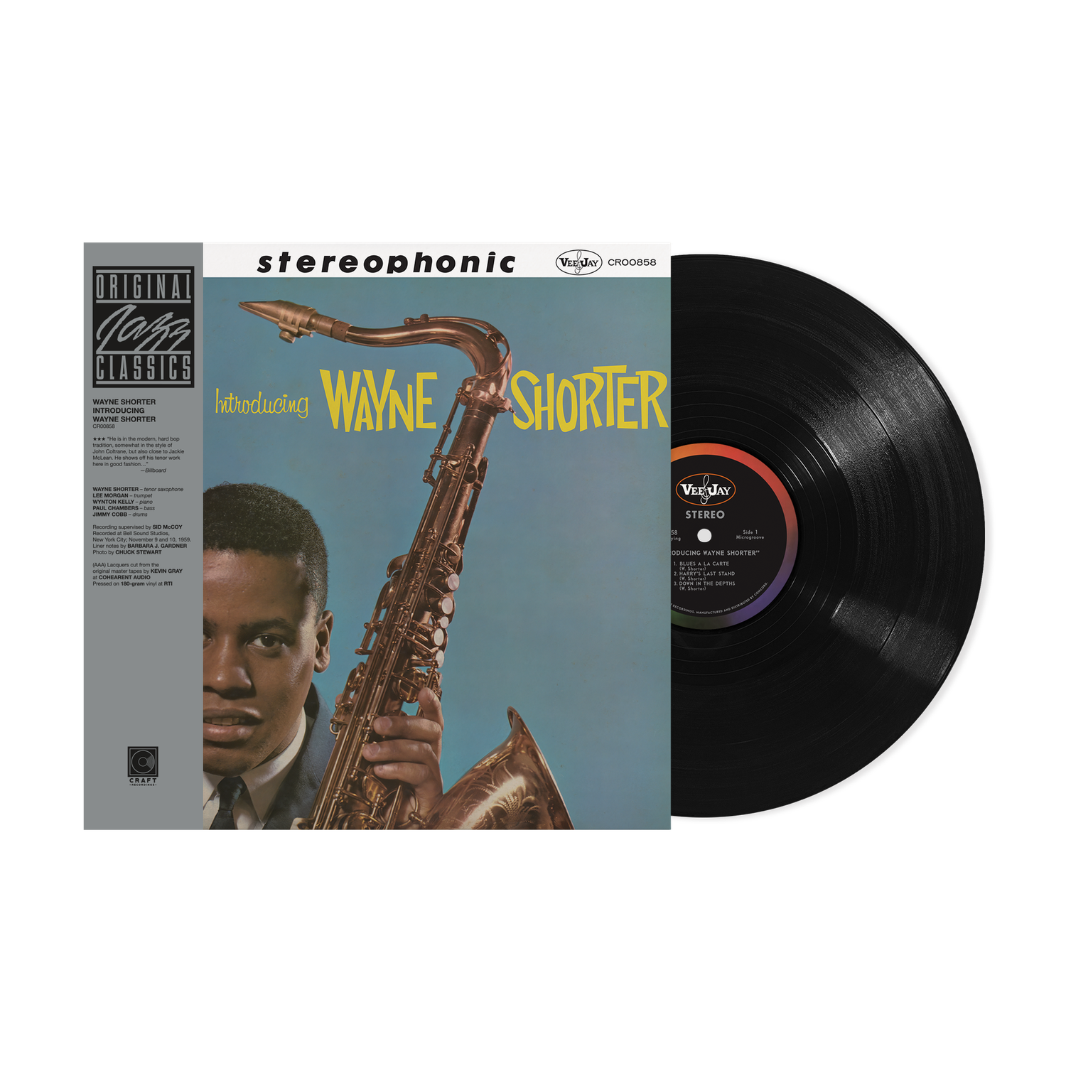 Vinyl Record | Wayne Shorter - Introducing Wayne Shorter (Original Jazz Classics Series 180g LP)