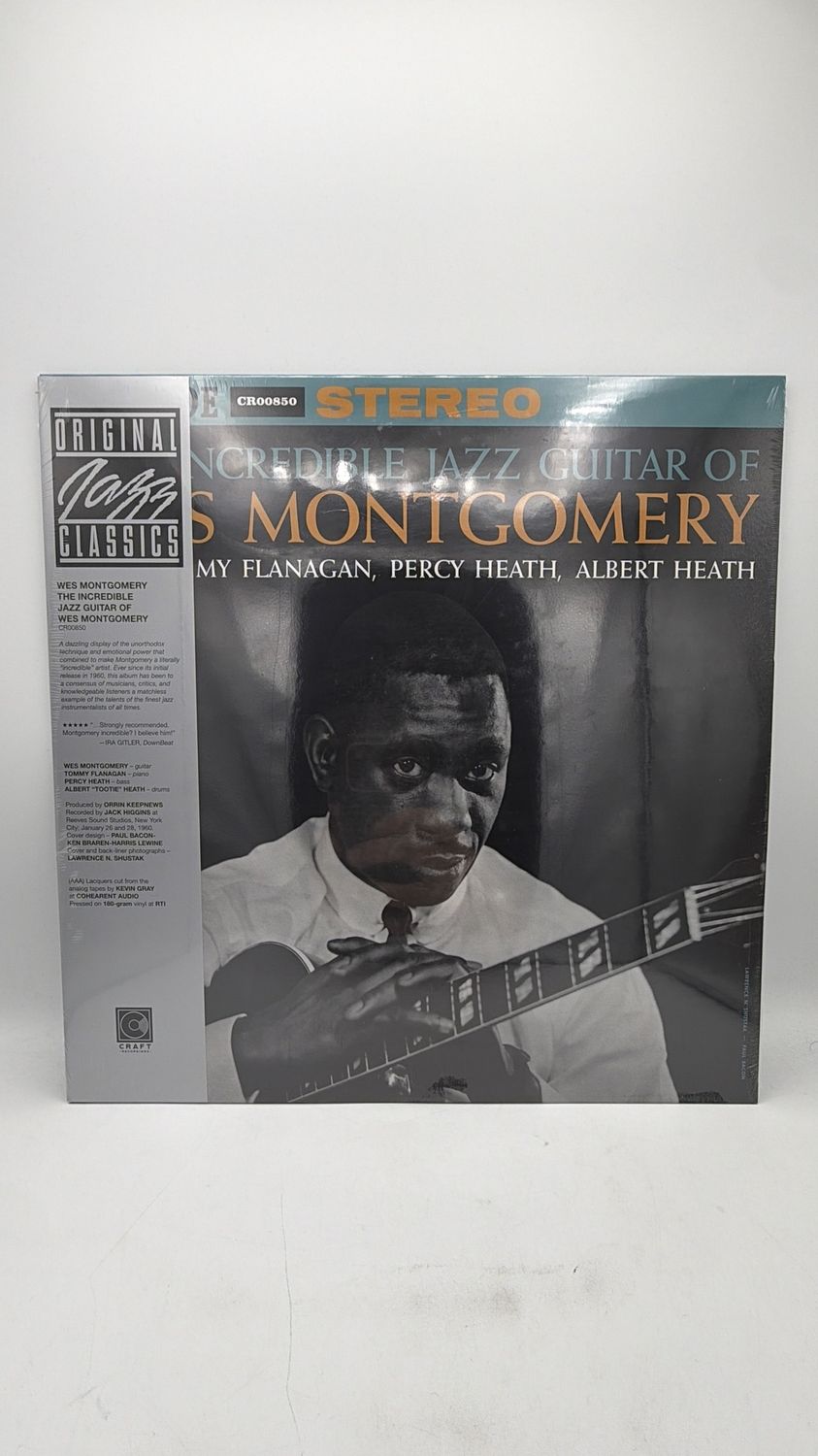 Vinyl Record | Wes Montgomery - The Incredible Jazz Guitar Of Wes Montgomery (Original Jazz Classics Series 180g LP)