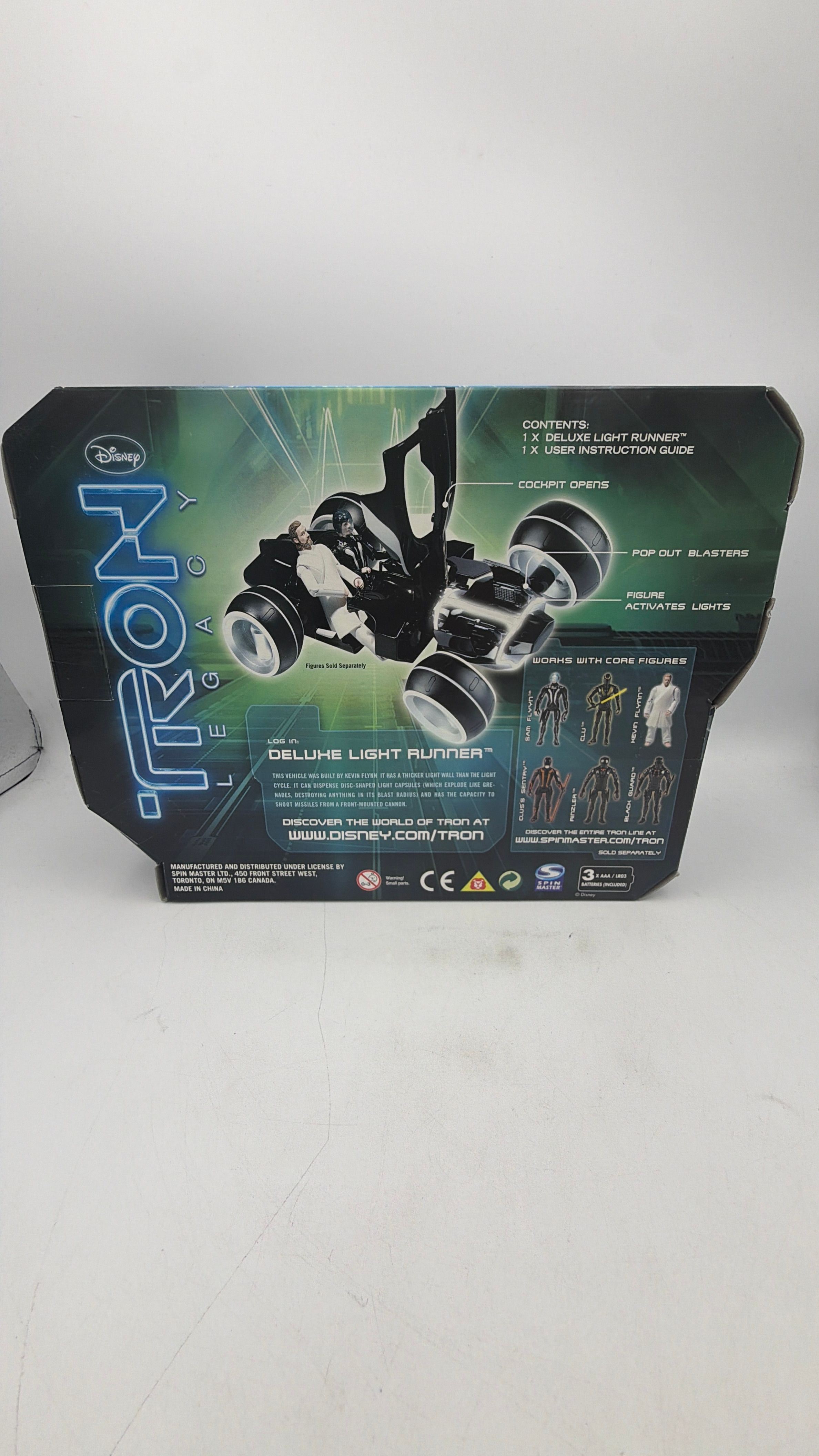 Spin Master Tron Legacy - Deluxe Light Runner - 2010 view 5
