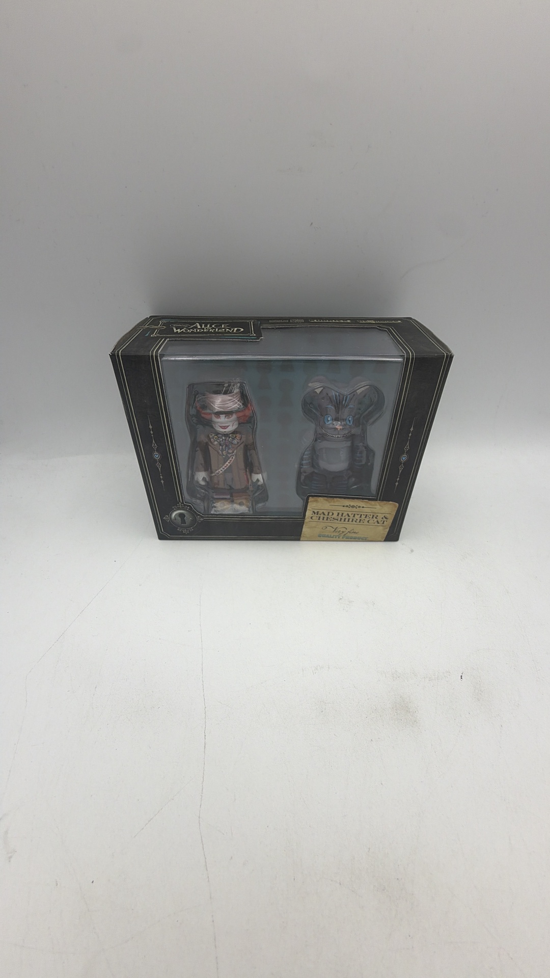 Medicom Bearbrick Disney Alice Wonderland Mad Hatter Cheshire Cat