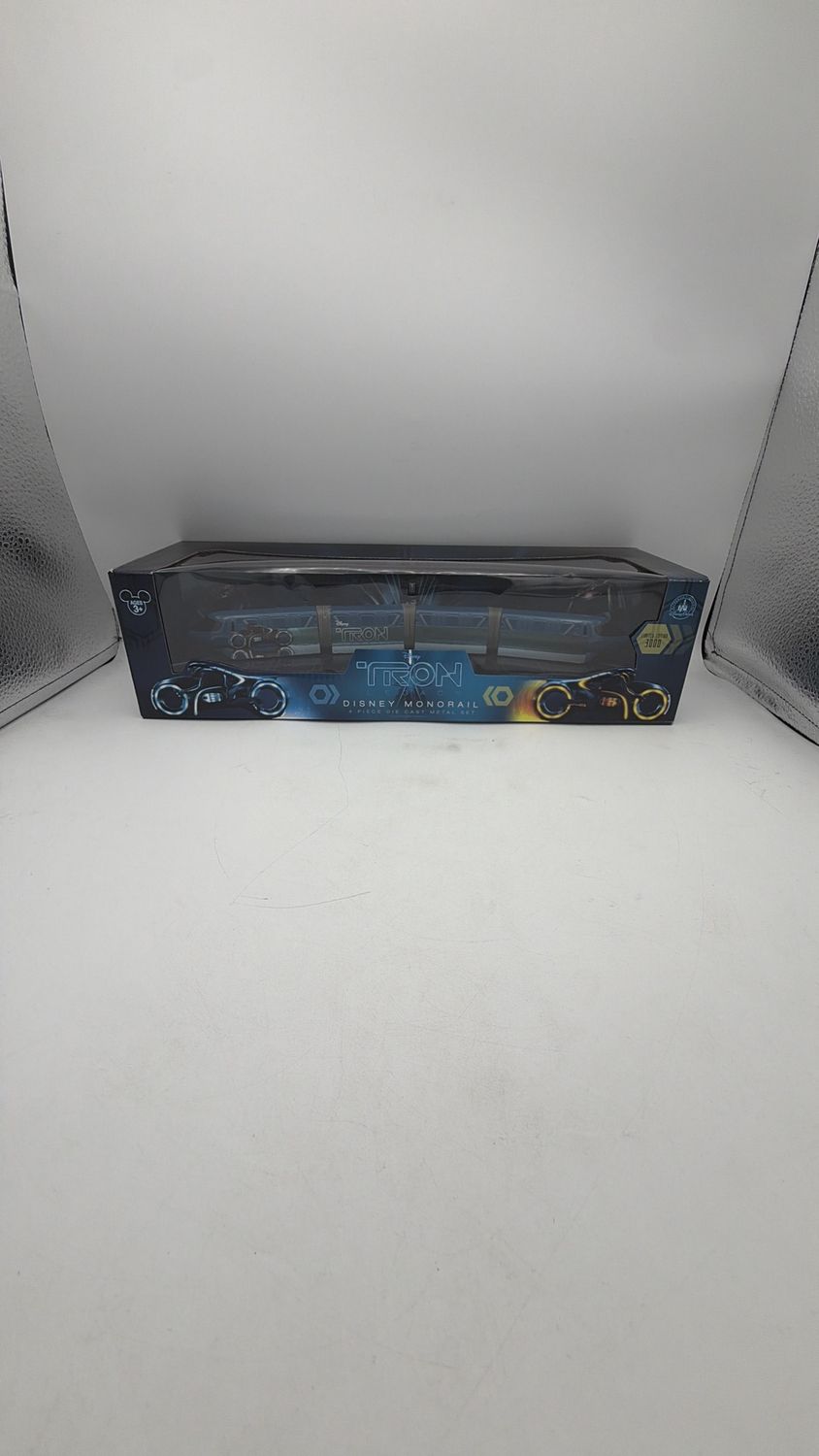 Disney Die Cast Tron Monorail Limited Edition 3000 RARE Train Toy Collectible