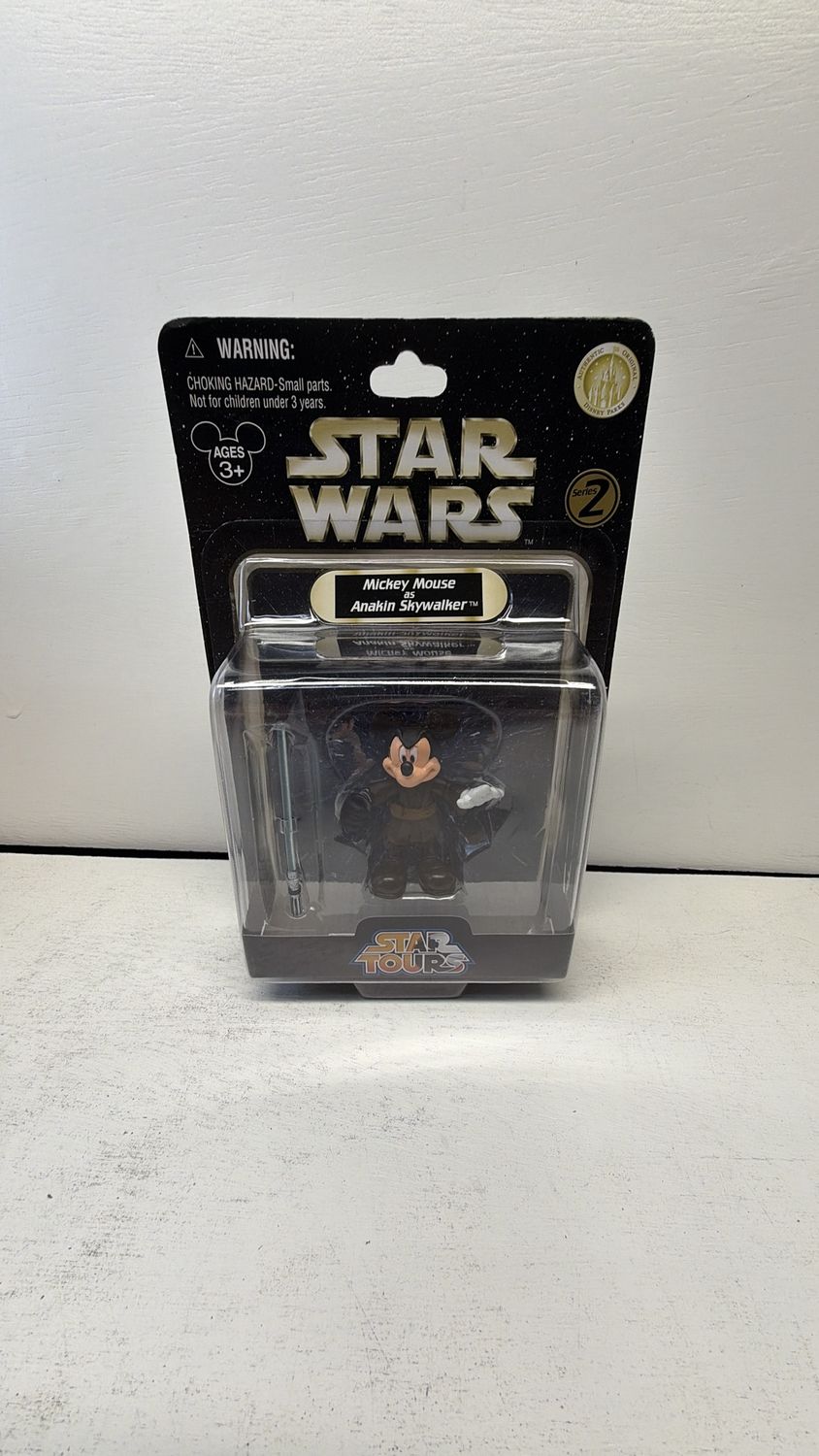 Disney Parks Star Wars Star Tours Series 2 Mickey Mouse as Anakin Skywalker
