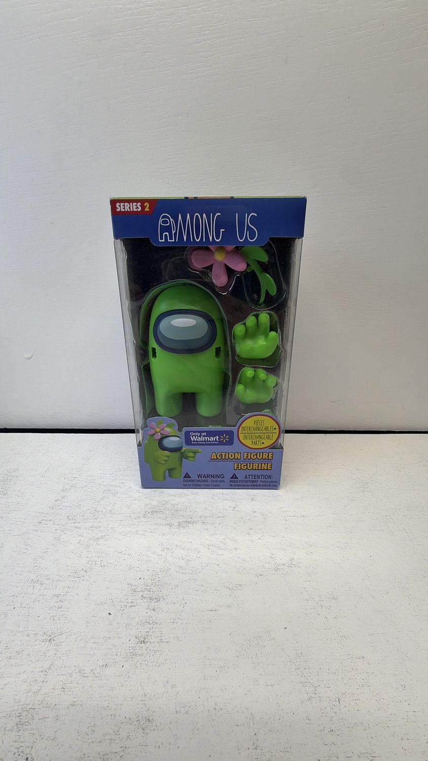 Toikido Among Us Green Crewmate Bunny Ears Flower Hat Figure Series 2 Walmart