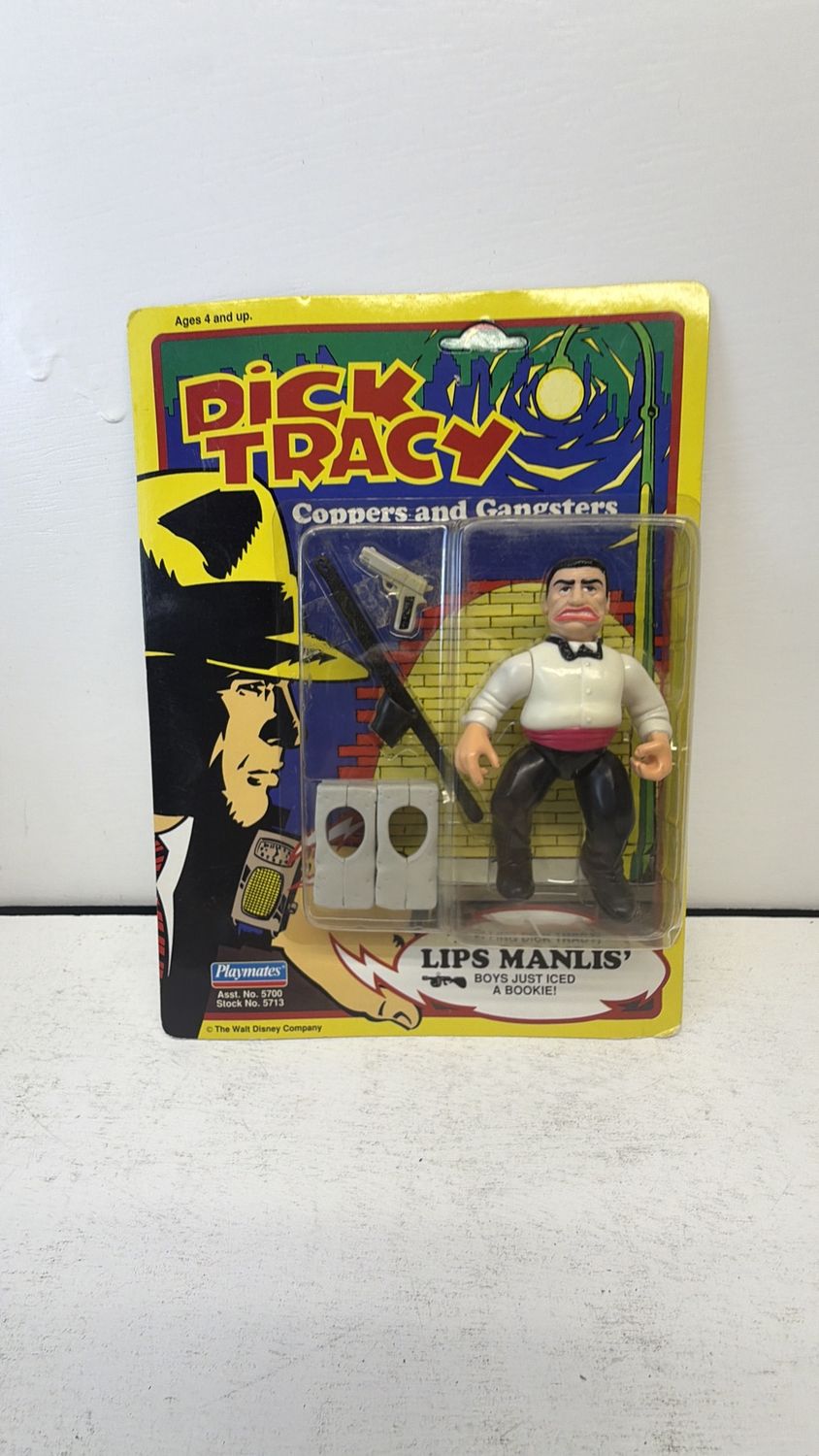 Playmates Dick Tracy Coppers and Gangsters Lips Manlis’