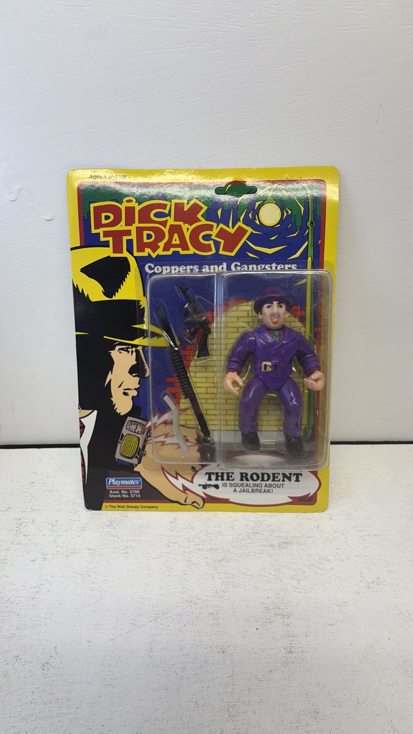 Playmates Dick Tracy Figure Coppers and Gangsters Shoulders The Rodent