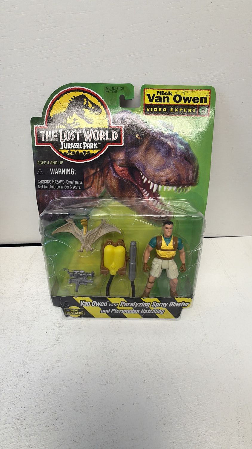 Kenner The Lost World Jurassic Park Figure Van Owen Vintage 1997