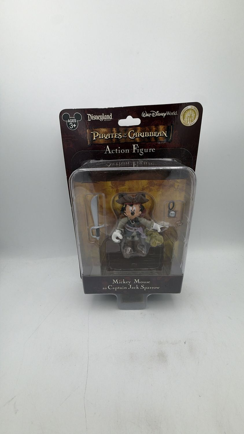 Disney Figure Pirates of the Caribbean Mickey Mouse as Captain Jack Sparrow