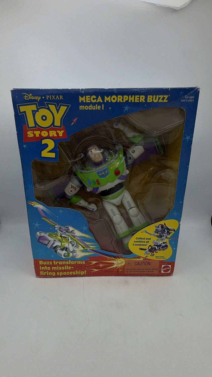 Mattel Disney Figure Toy Story 2 Mega Morpher Buzz