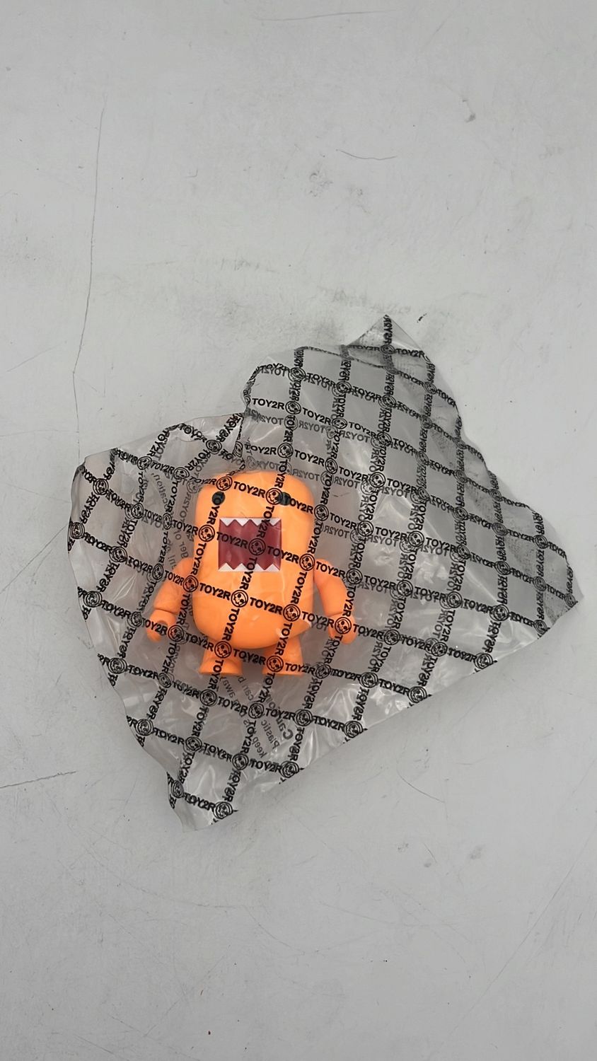 Toy2R Domo Qee Neon Series Orange Figure 2012