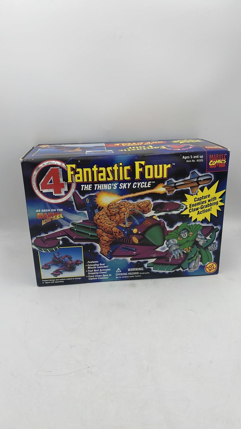Toy Biz Fantastic Four The Thing’s Sky Cycle Figure Vehicle 1995