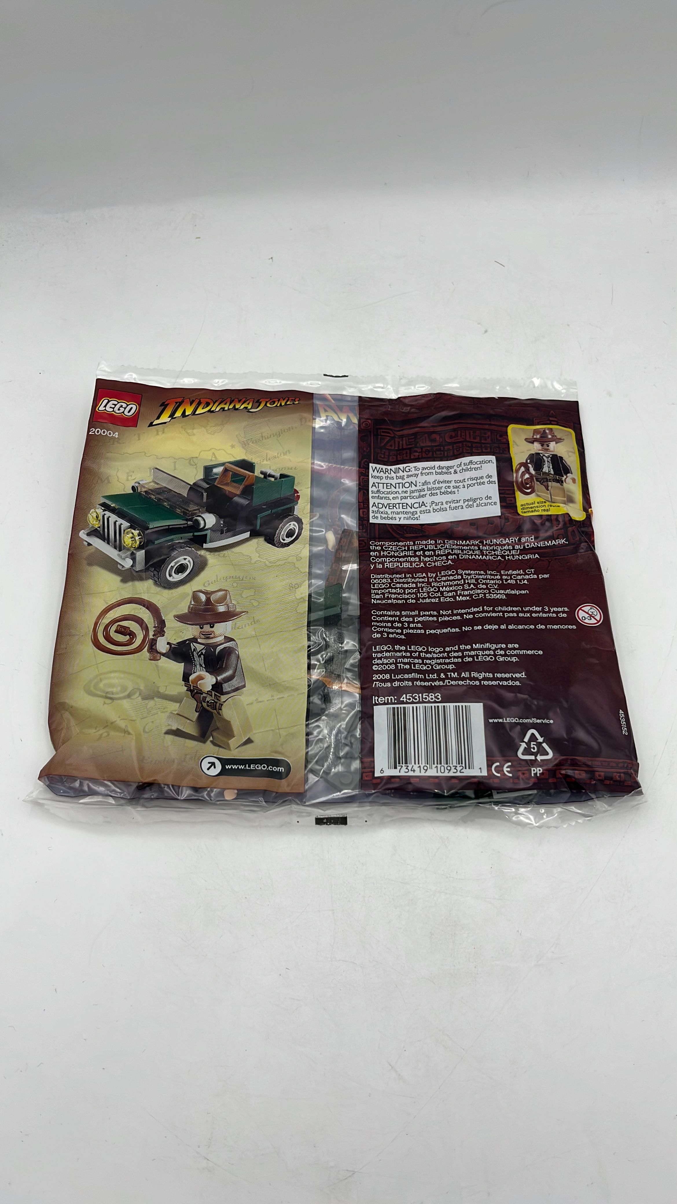 Lego 20004 Indiana Jones Jungle Cruiser Polybag 2008 view 2