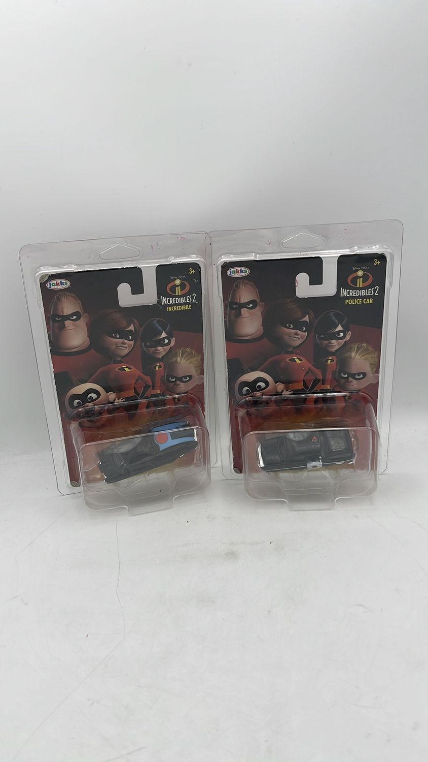 Jakks Pacific The Incredibles Vehicle Lot of 2 2018