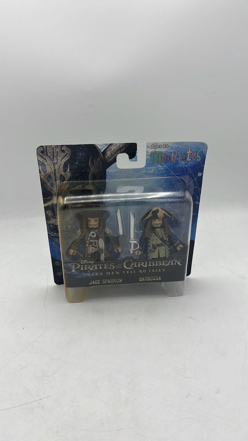 Diamond Select Pirates Of The Caribbean Jack Sparrow &amp; Barbossa Figures 2017