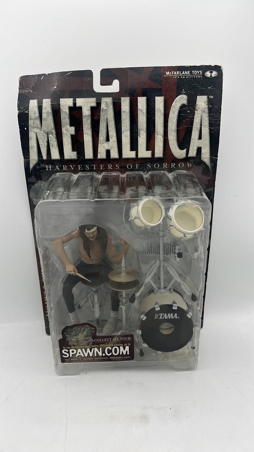 McFarlaneToys Metallica Harvest Of Sorrow Lars Ulrich Figure 2001