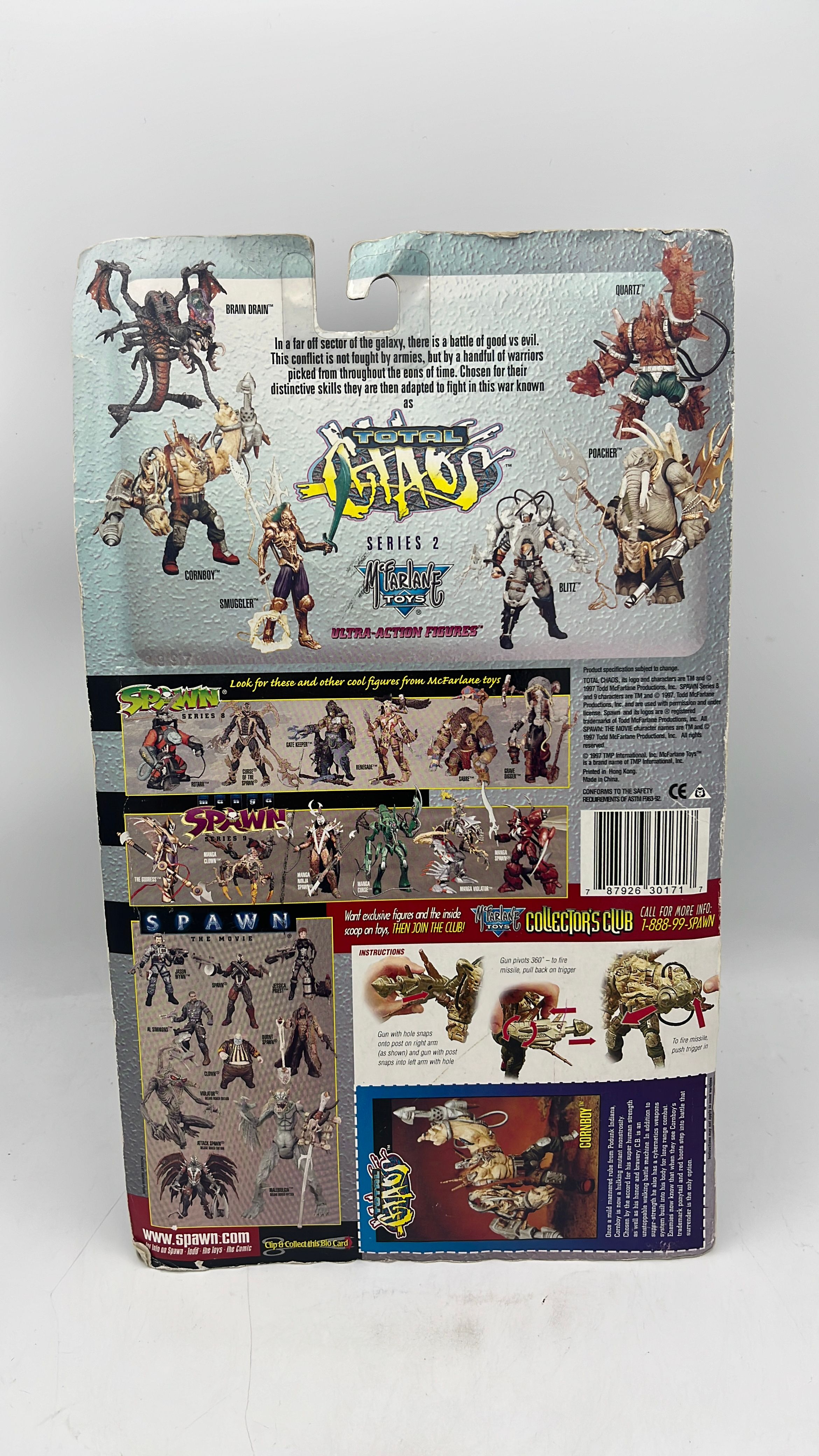 McFarlaneToys Total Chaos Cornboy Figure 1997 view 3