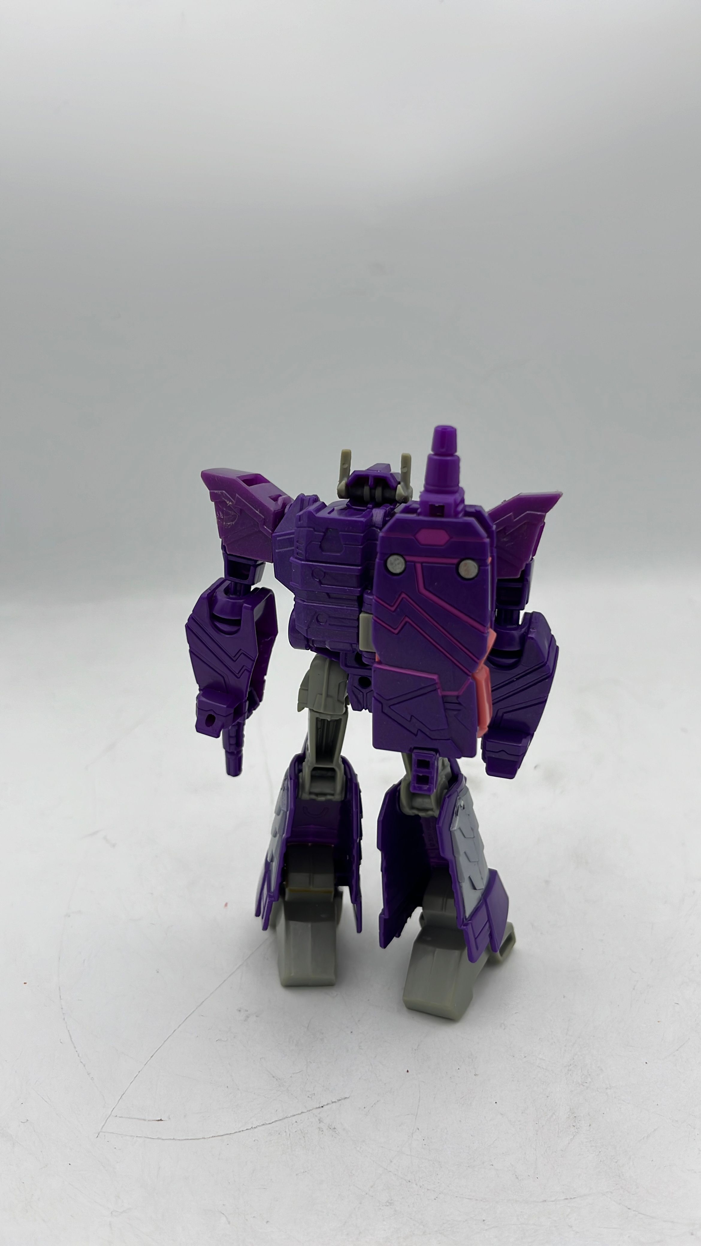 Hasbro Transformers Cyberverse Shockwave Figure 2017 (used) view 5