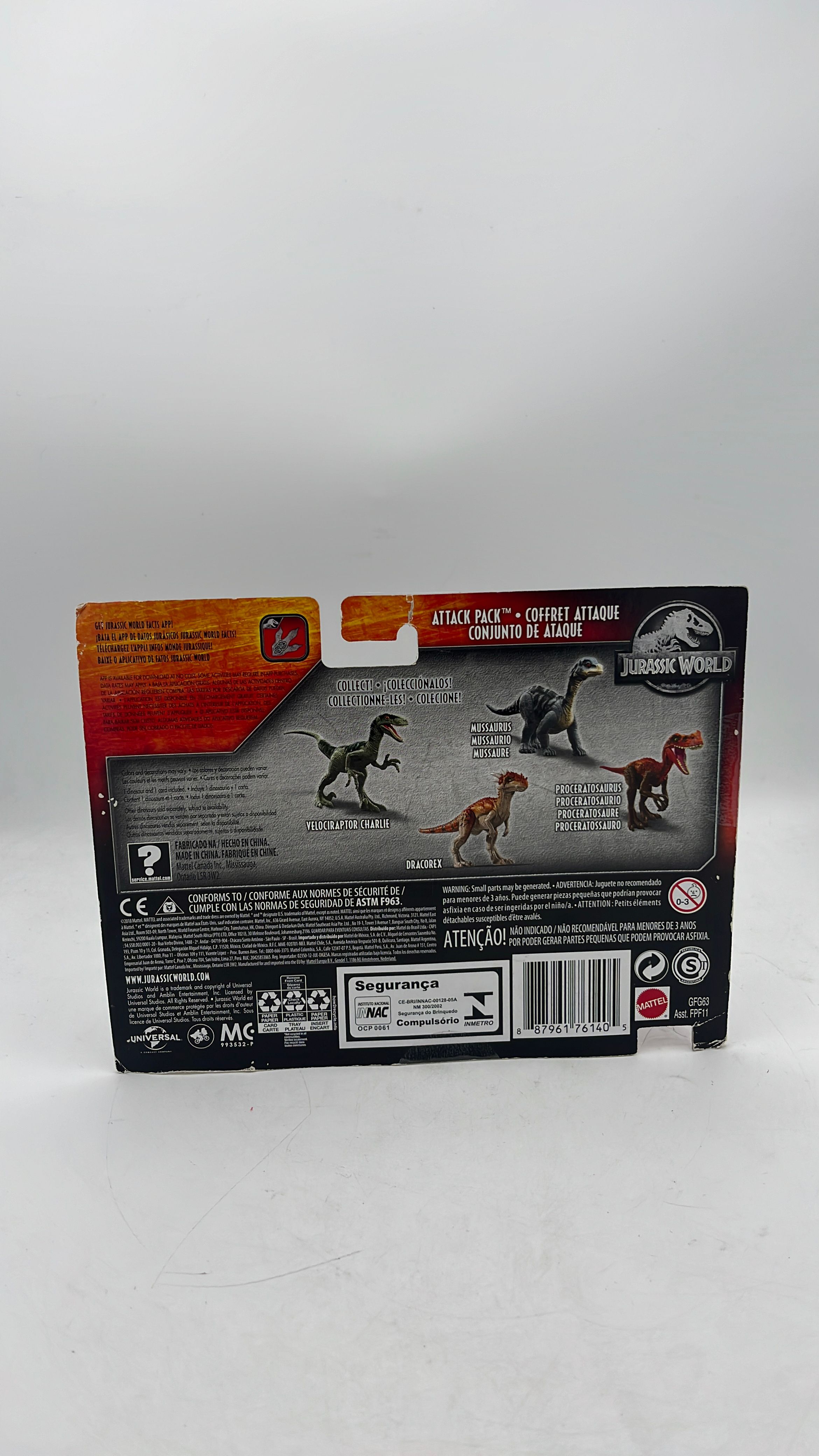 Mattel Jurassic World Dino Rivals Proceratosaurus Figure 2019 view 3