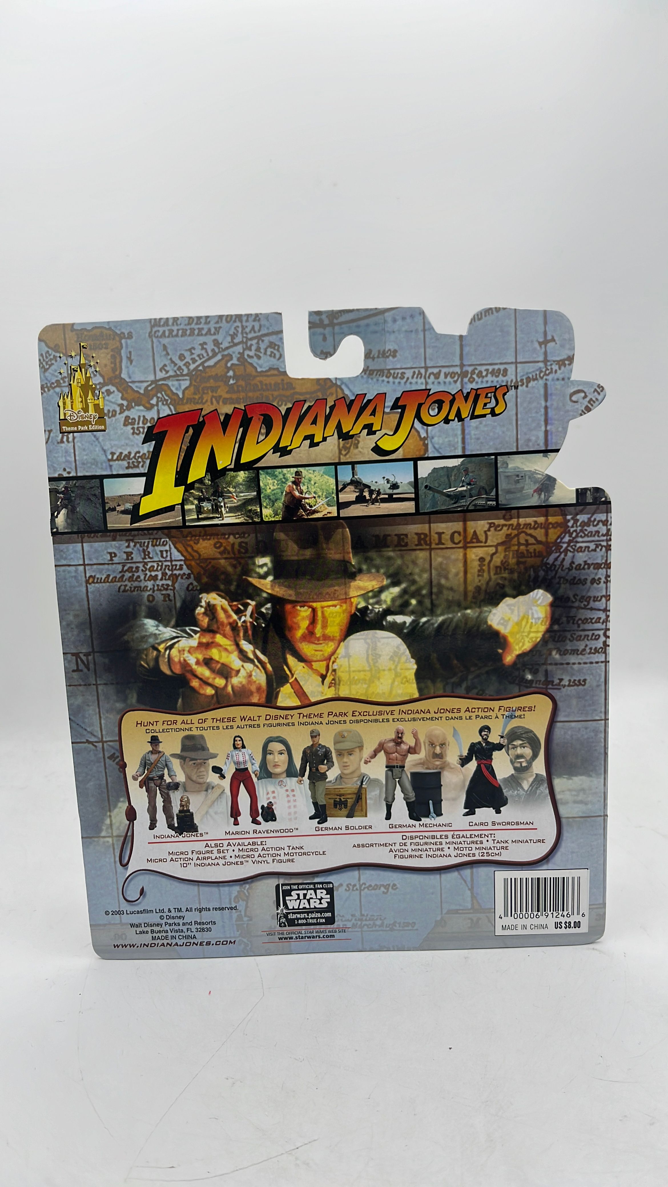 Disney Indiana Jones Raiders Of The Lost Ark Indiana Jones Figure 2003 view 3