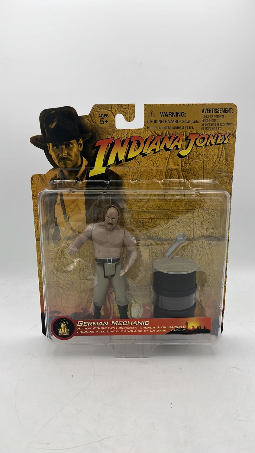 Disney Indiana Jones German Mechanic Figure 2003