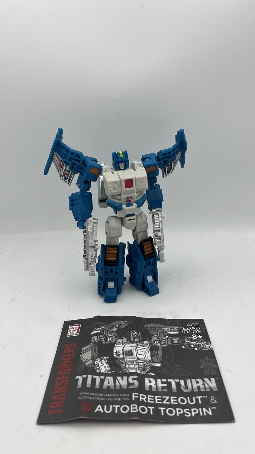Hasbro Transformers Titans Return Topspin Figure 2016 (used)