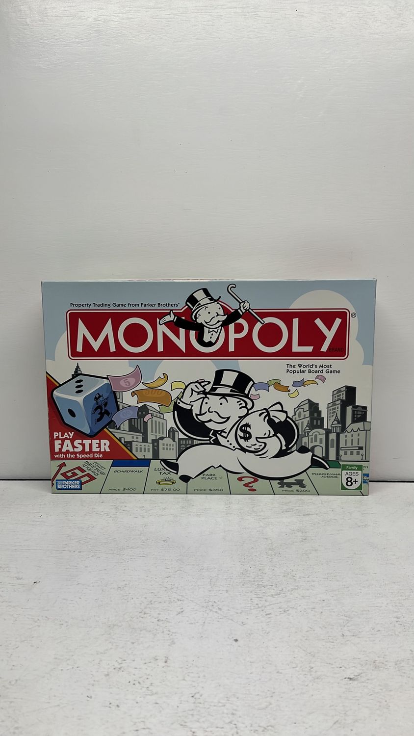 Hasbro Monopoly Board Game 2007 (used) Open Package