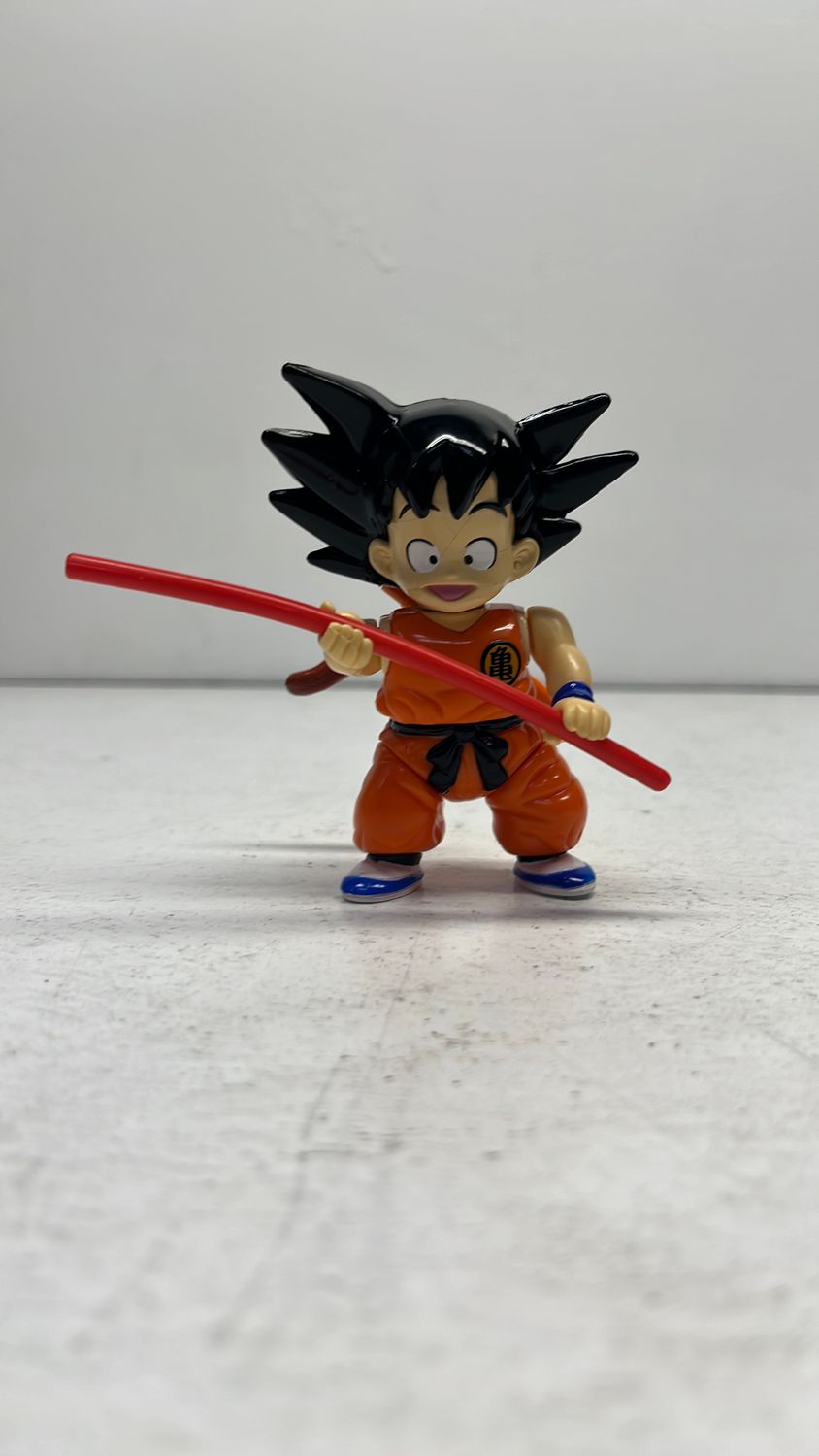 Bandai Dragon Ball Staff Slashing Goku Vintage Figure 1995 (used)