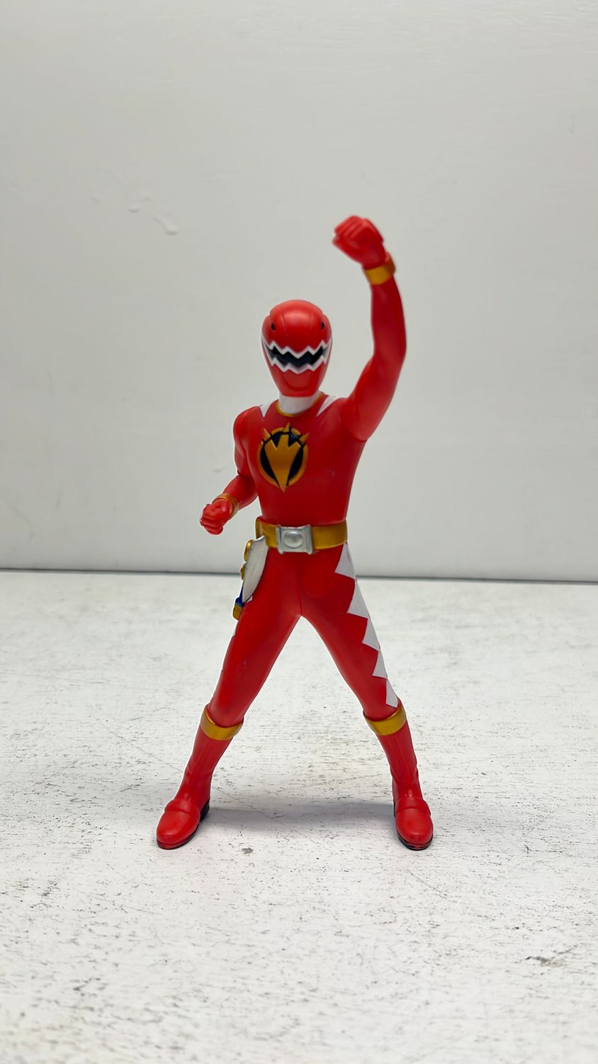 Bandai Hero Series Power Rangers Dino Thunder Red Ranger Figure 2007 (used)