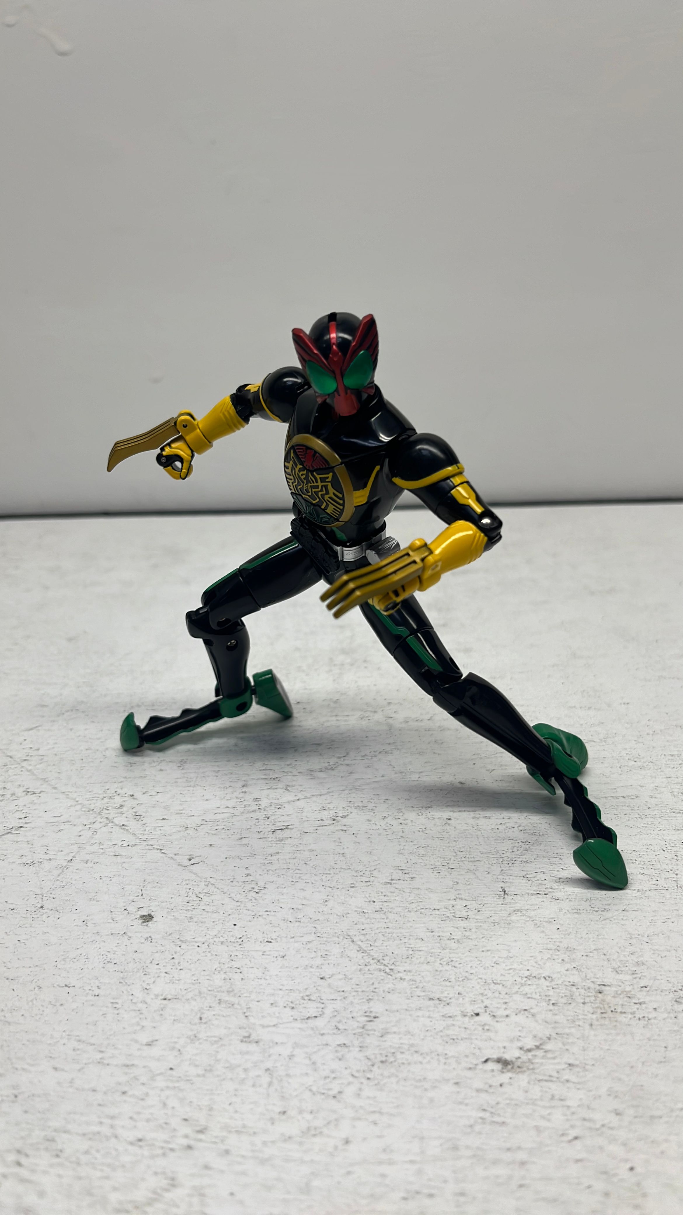 Bandai Kamen Rider OOO Combo Change Tatoba Figure 2010 (used) view 3