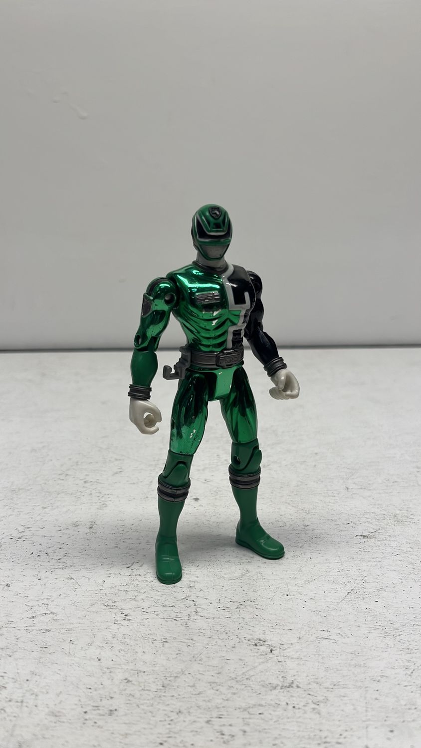 Bandai Power Rangers SPD Delta Armor Green Ranger Figure 2004 (used) Incomplete