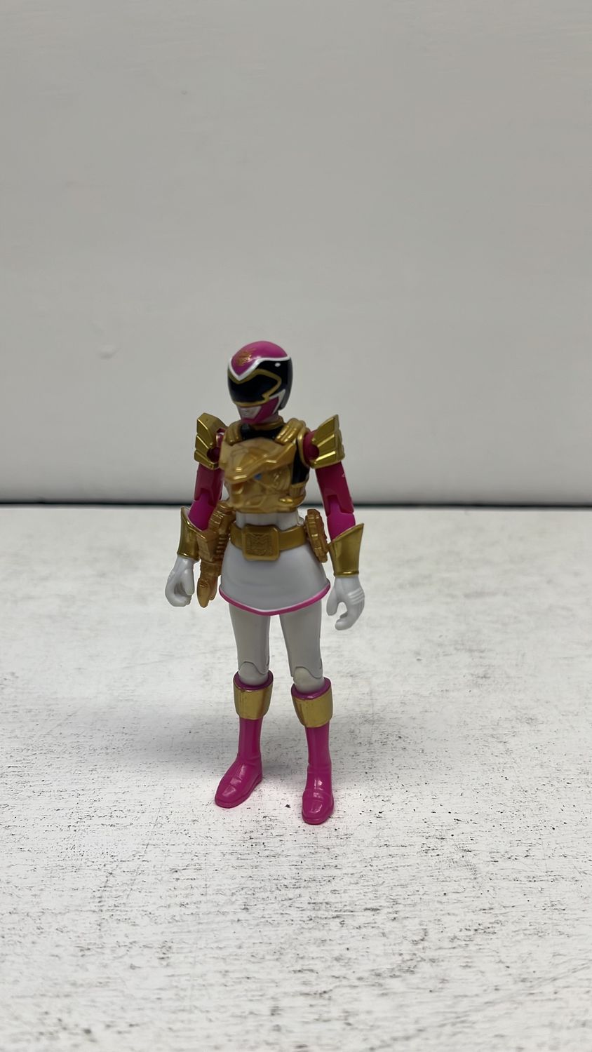 Bandai Power Rangers Megaforce Ultra Pink Ranger Figure 2013 (used) Incomplete