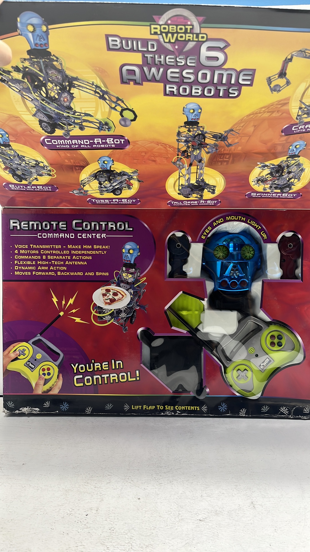 K’Nex Command-A-Robot Radio Control Building Set 1999 view 10