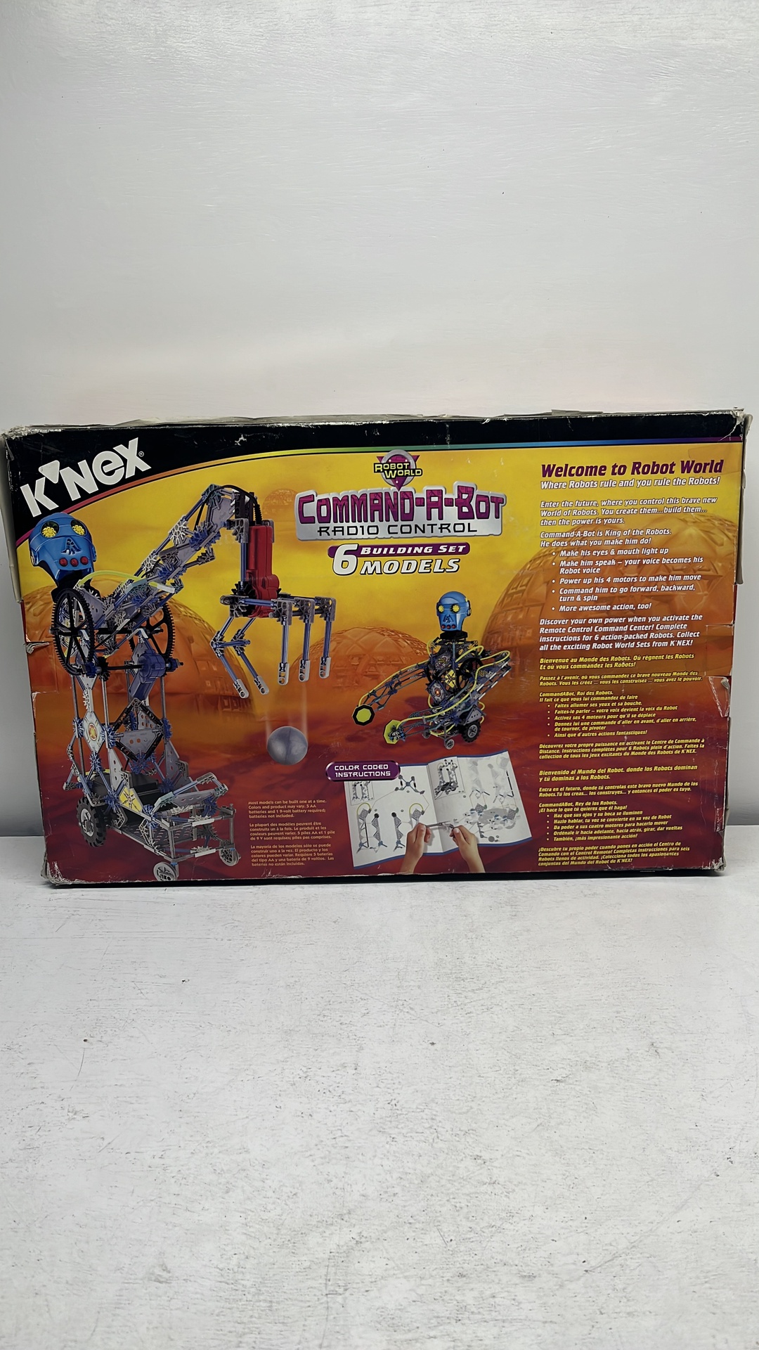 K’Nex Command-A-Robot Radio Control Building Set 1999 view 8