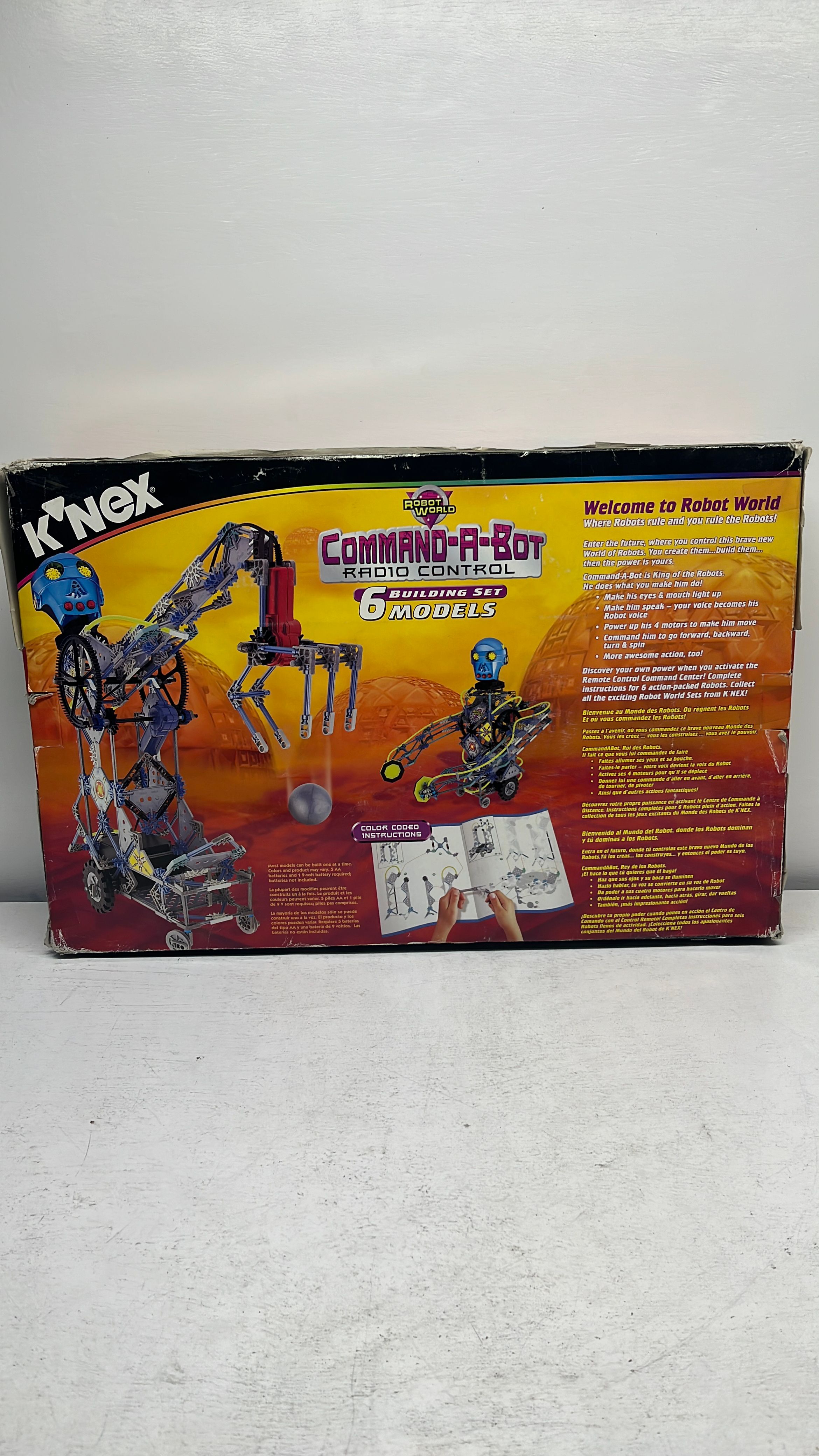 K’Nex Command-A-Robot Radio Control Building Set 1999 view 3