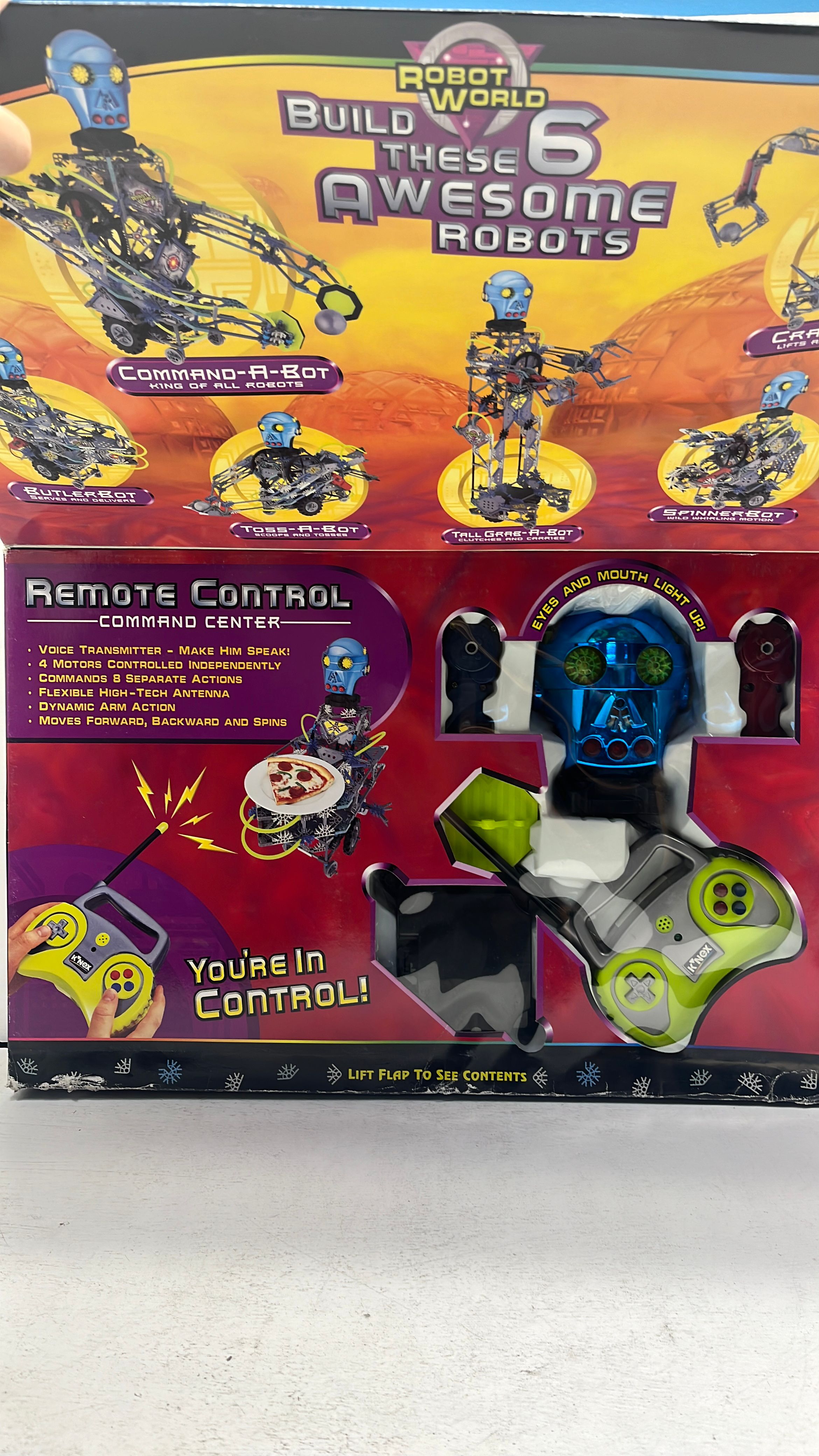 K’Nex Command-A-Robot Radio Control Building Set 1999 view 5