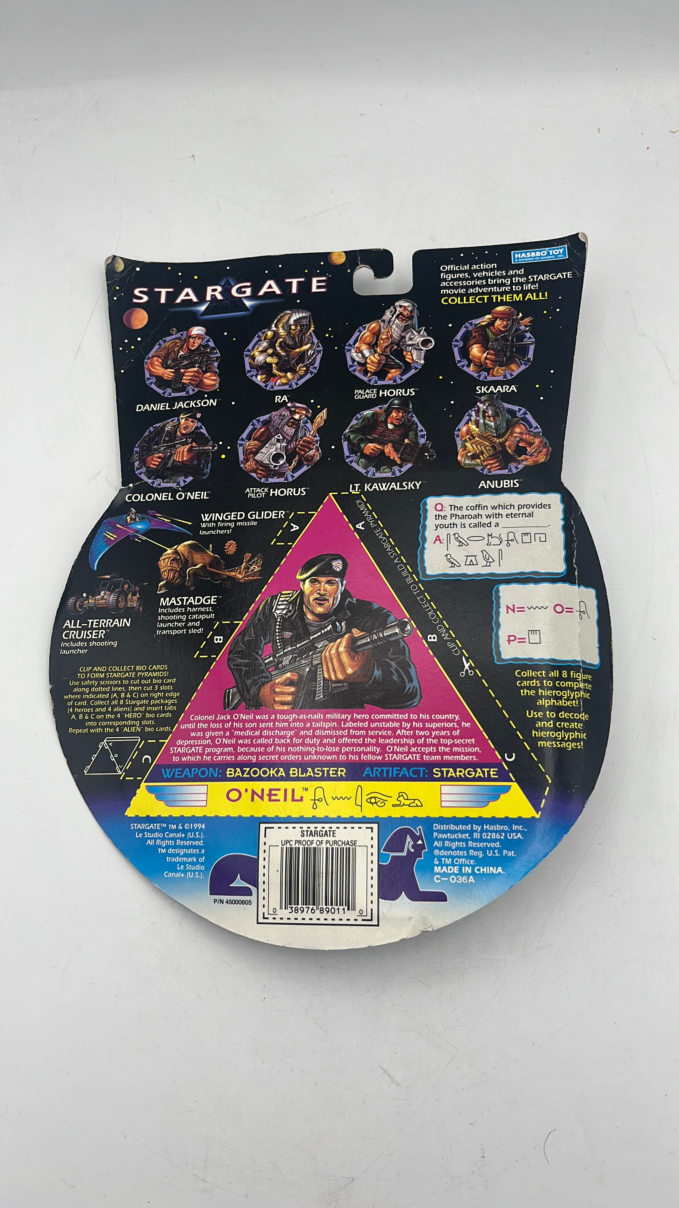 Hasbro Stargate Col. O’Neil Figure 1994 view 4