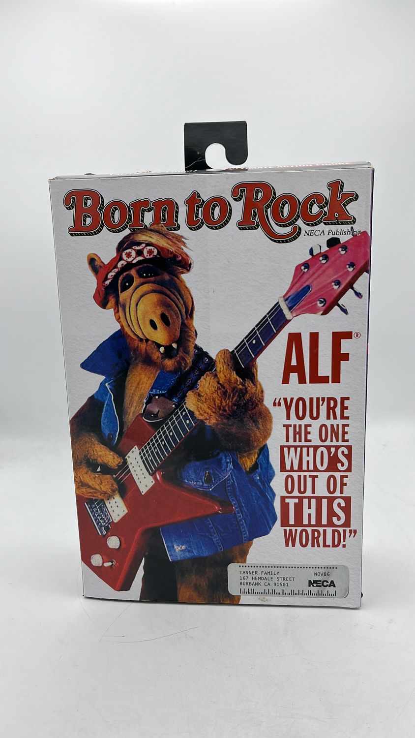 Neca ALF Born To Rock Alf Figure 2024 (used) Open Package