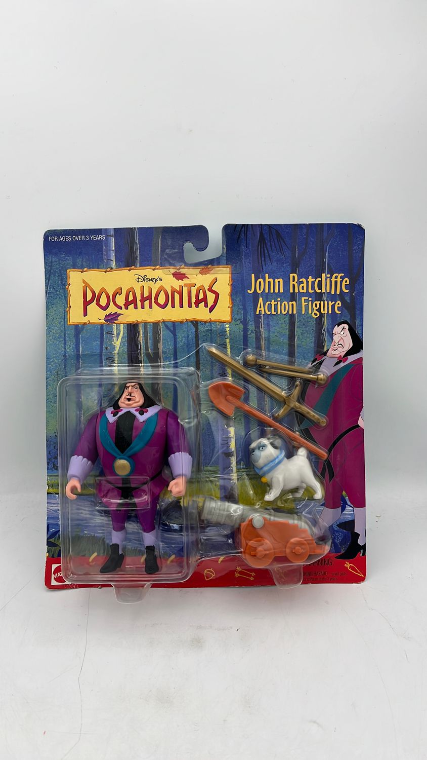 Mattel Pocahontas John Ratcliffe Figure 1995
