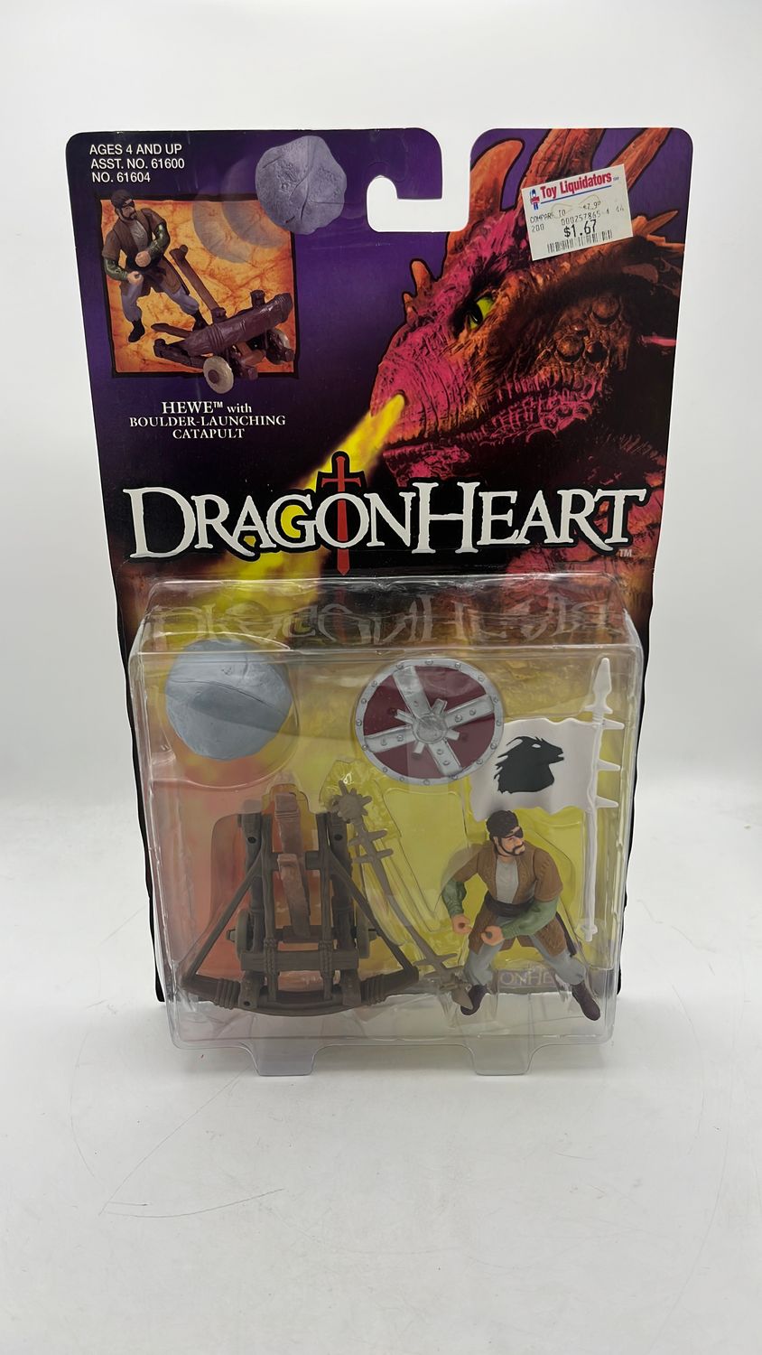 Kenner Dragonheart Hewe W Boulder-Launching Catapult 1995