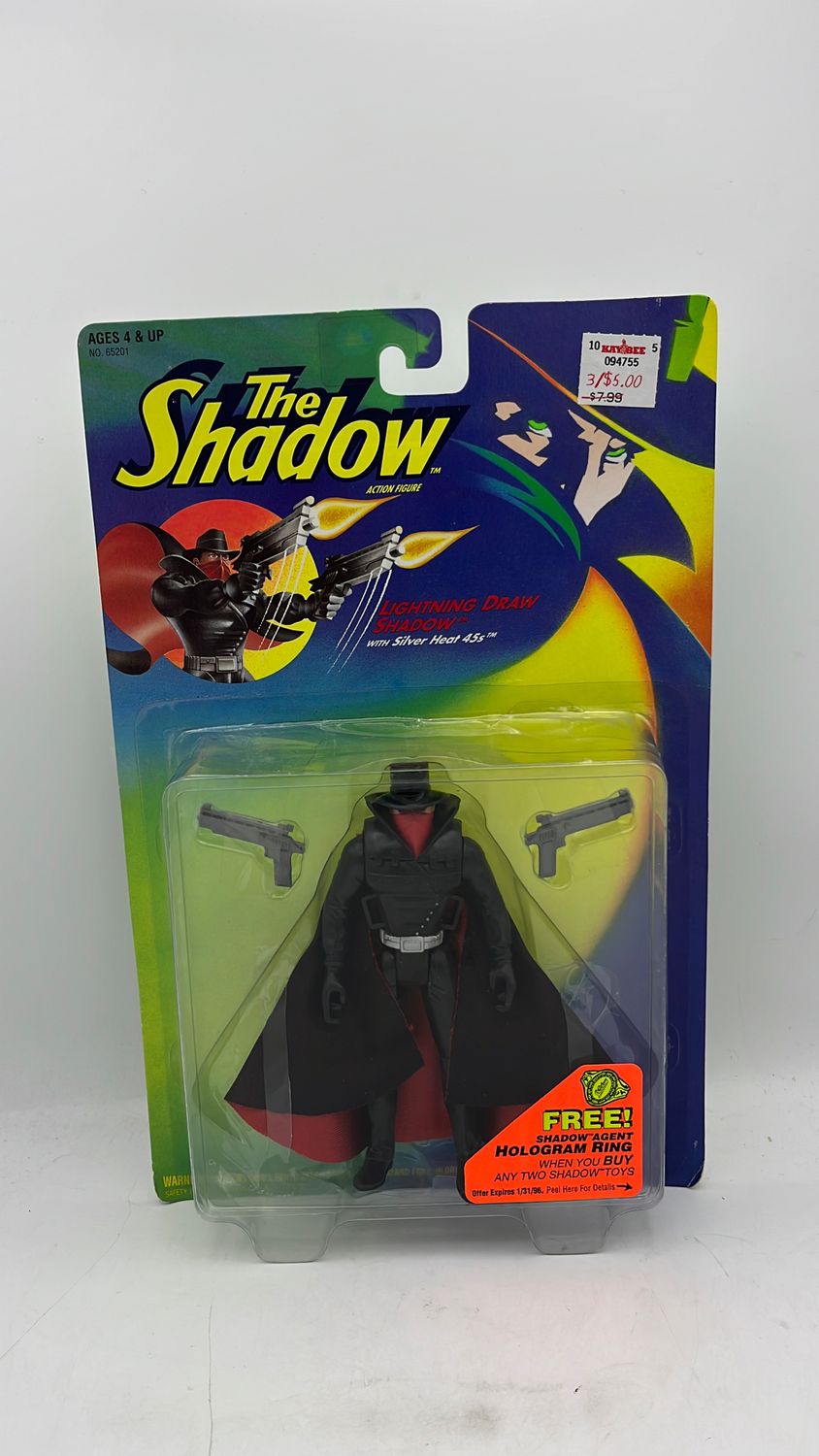 Kenner The Shadow Lighting Draw Shadow Figure 1994